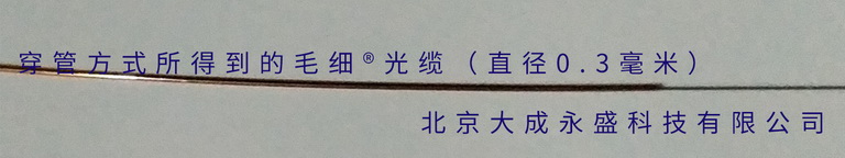0.3毫米直径的毛细®光缆 0.3毫米直径的毛细®光缆