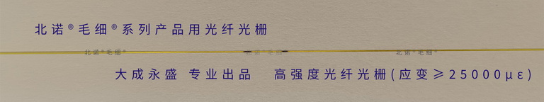 高强度光纤光栅 - 应变量≥25000με - 配套北诺®毛细®光纤光栅应变，位移，应力传感器
